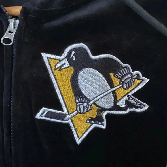 TOUCH Alyssa Milano Pittsburgh Penguins velvety soft hoodie sz S MINT Pens cozy - Picture 3 of 8